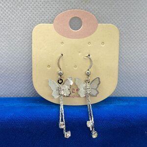 💛 NWT Butterfly Crystal Earrings